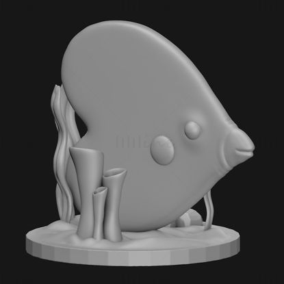爱心鱼3D打印模型STL