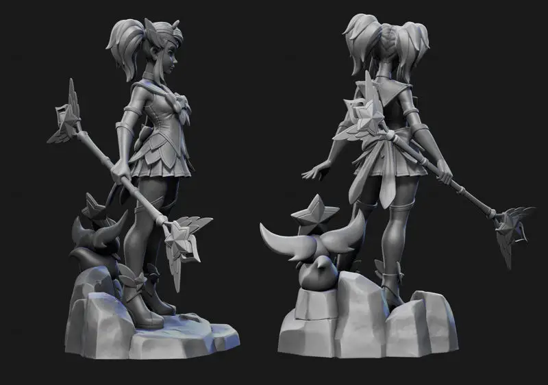 Lux Star Guardian Skin (League of Legends) 3D Print Model STL FIles