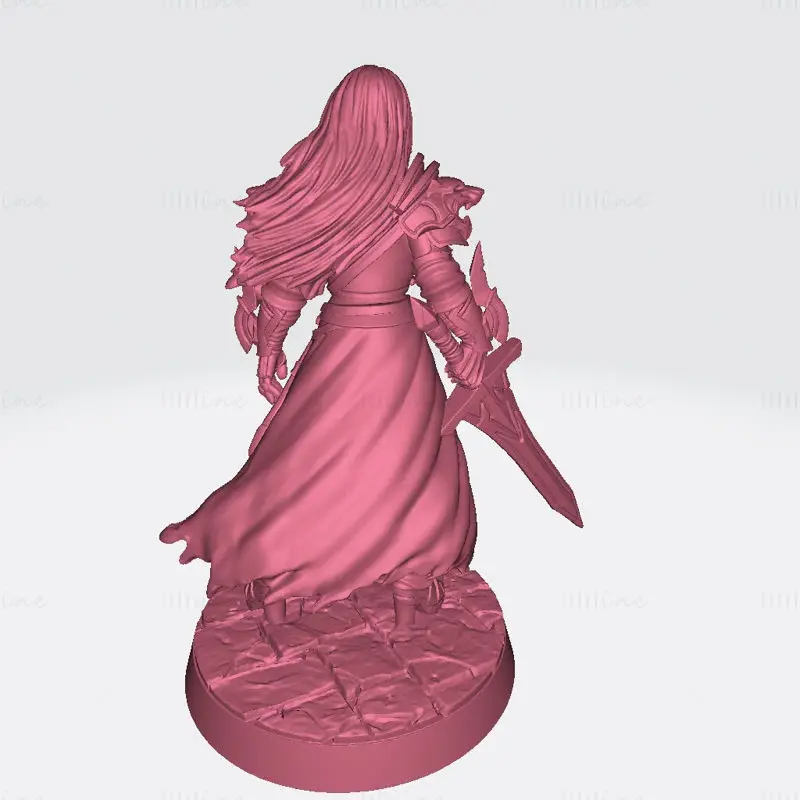 Lydia 母狮微型 3D 打印模型 STL