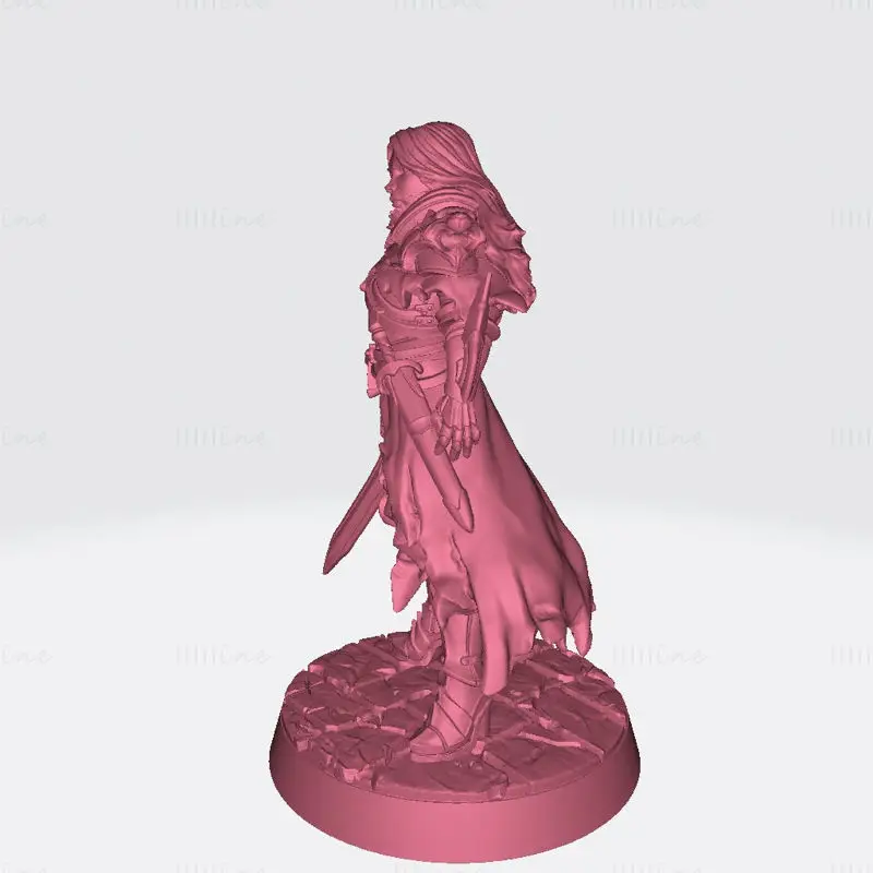 Lydia 母狮微型 3D 打印模型 STL