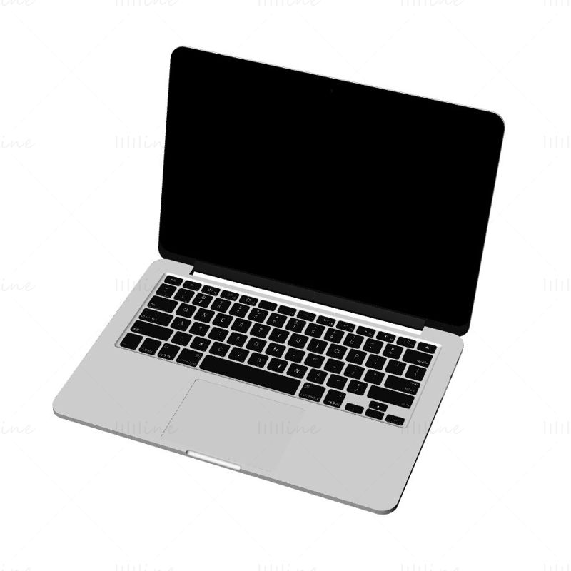 MacBook Pro 3d-modell