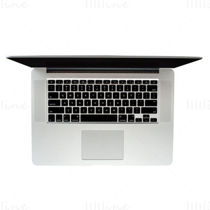 MacBook вид сверху PNG