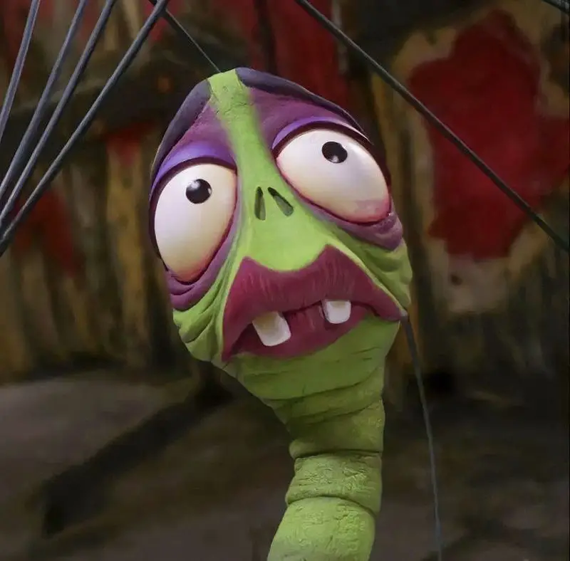 Maggot, Corpse Bride 3D Printing Model STL