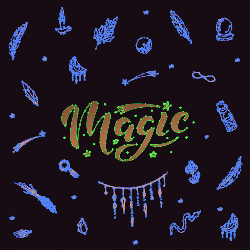 Magic vector illustration