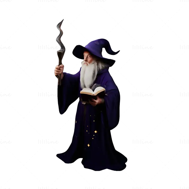 Magical Wizard Collection - Character Series 3D Print Model