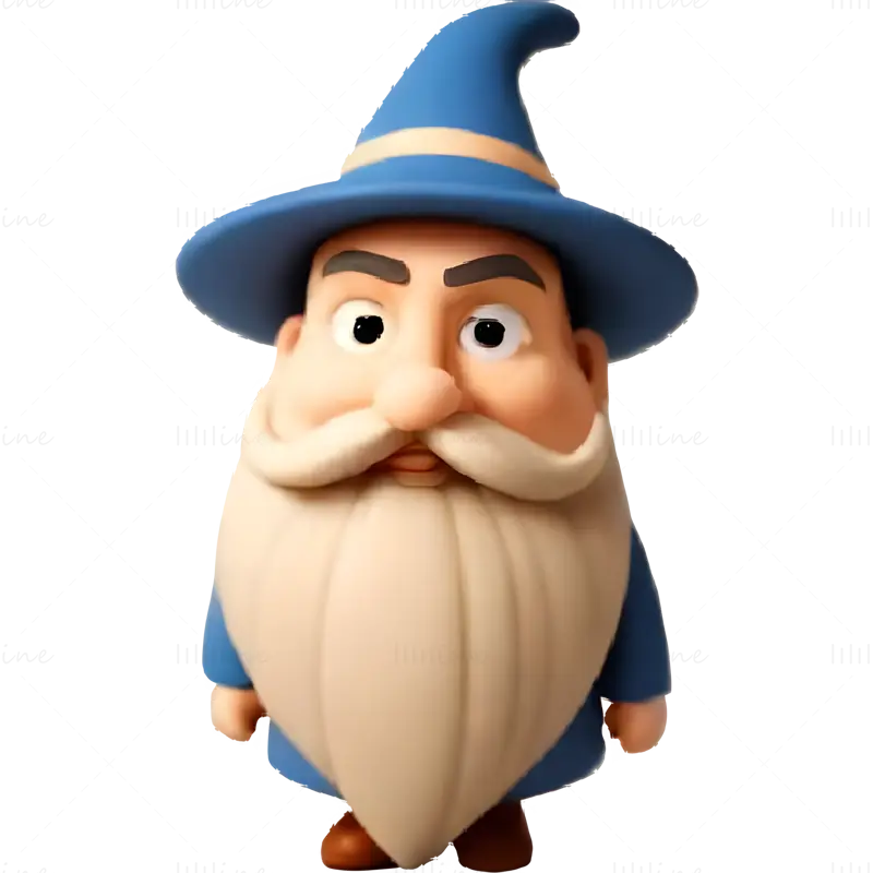 Magical Wizard Collection - 3D-afdrukmodel van de personageserie