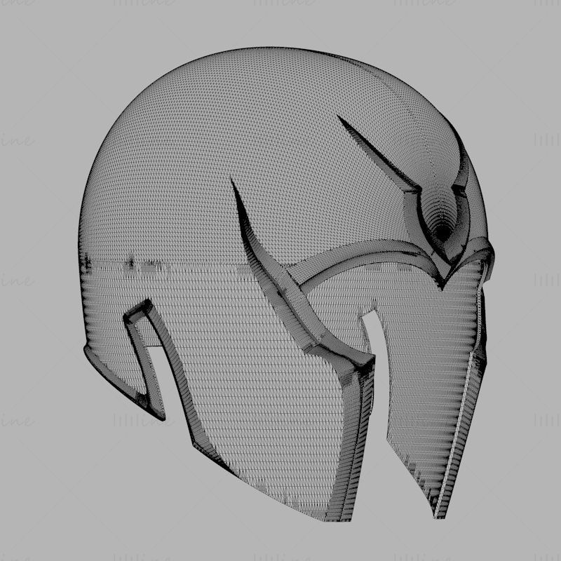 万磁王头盔3D打印模型
