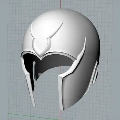 Magneto Helmet 3D Printing Model STL