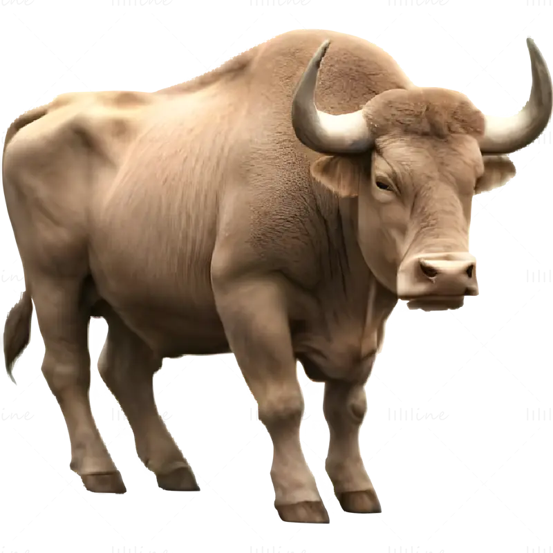 Majestic Bull Heykeli 3D Baskı Modeli