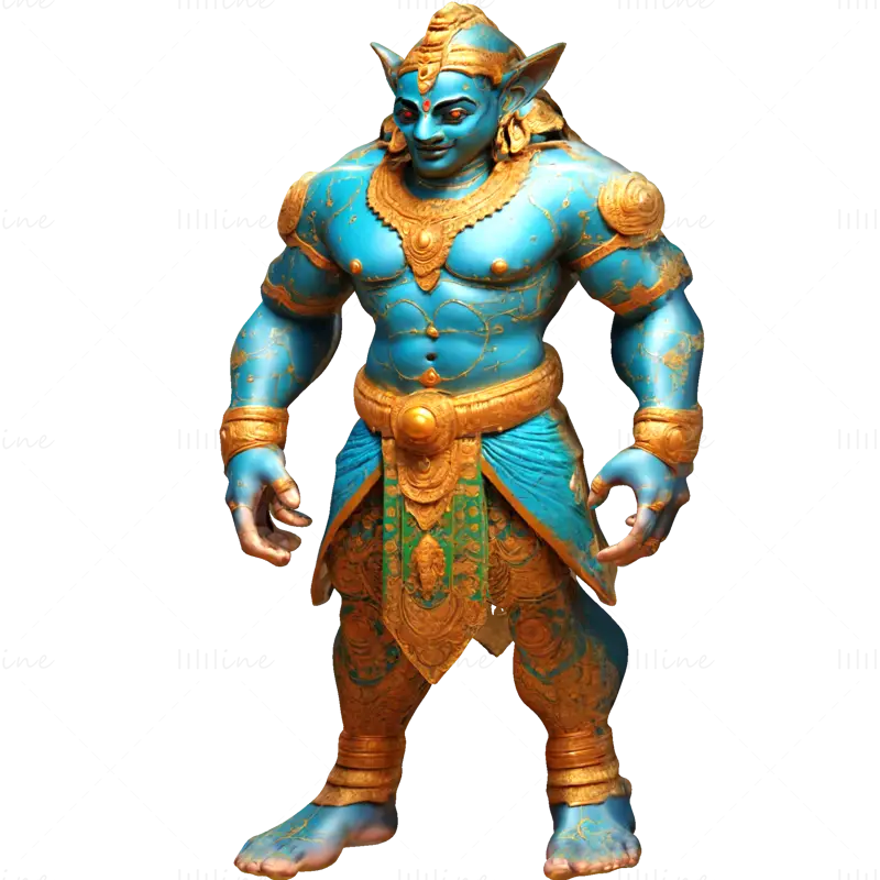 مدل پرینت سه بعدی Majestic Genie Guardian