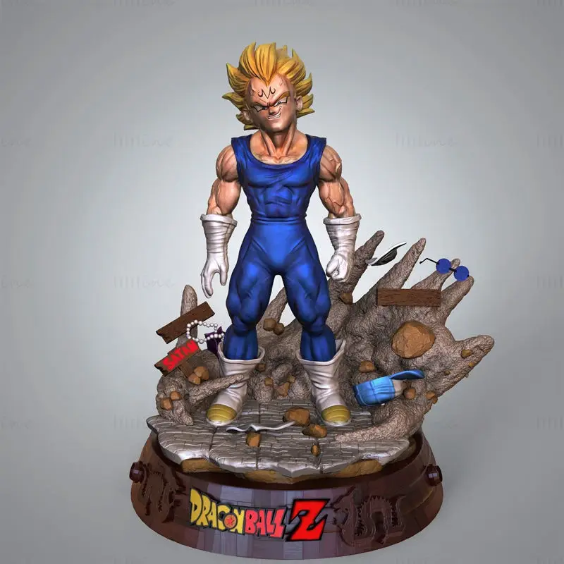 Majin Vegeta 3D Printing Model STL