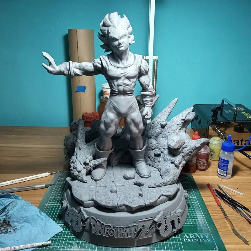 魔人贝吉塔 3D 打印模型 STL