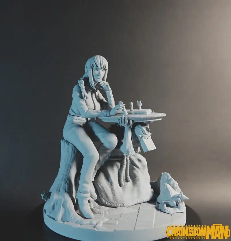 Makima Chainsaw Man 3D Model Ready to Print STL