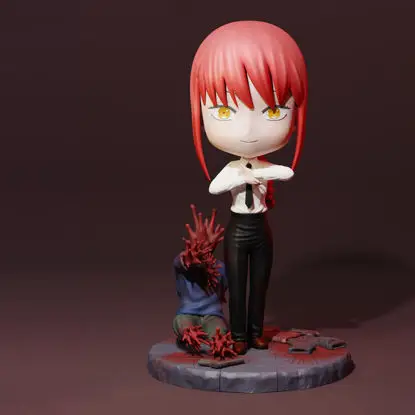 Makima Chibi 3D Print Model STL