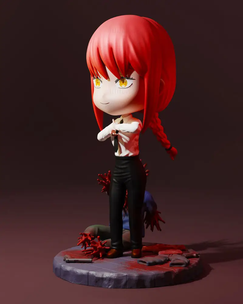 Makima Chibi 3D-printmodel STL