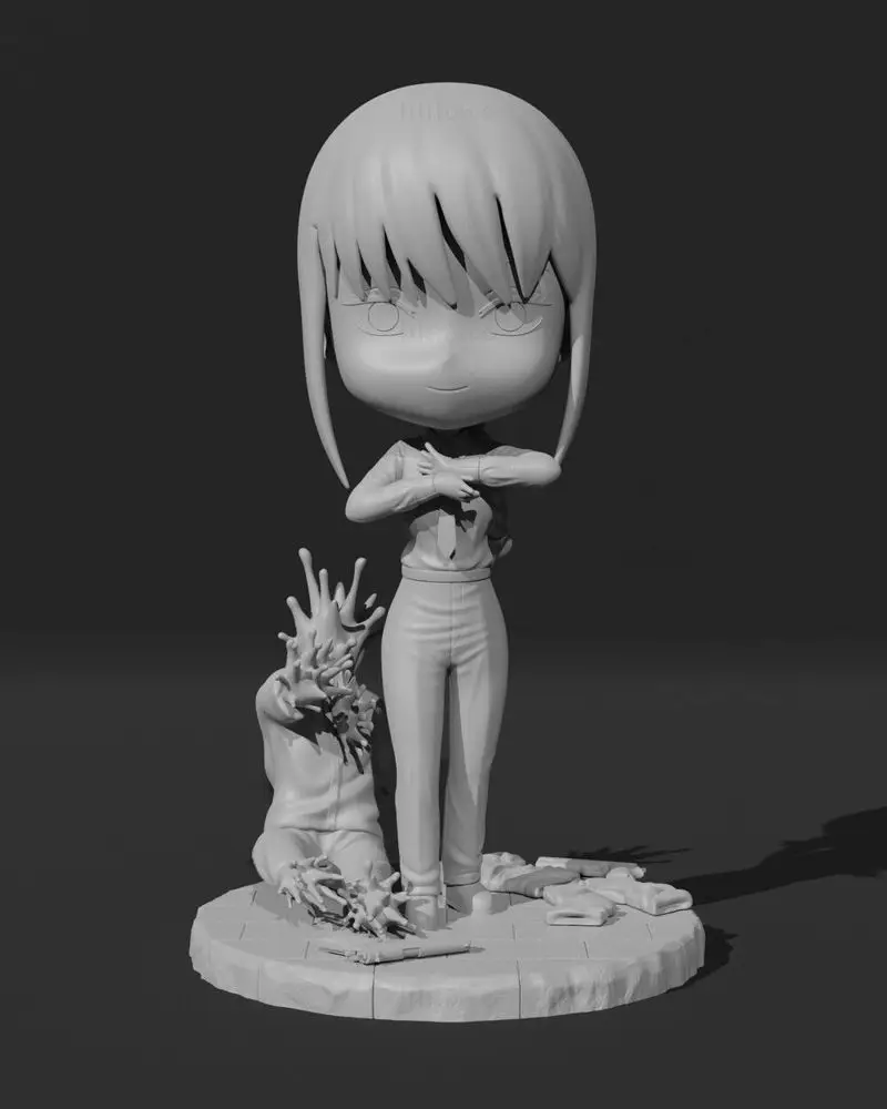 Makima Chibi 3D-printmodel STL