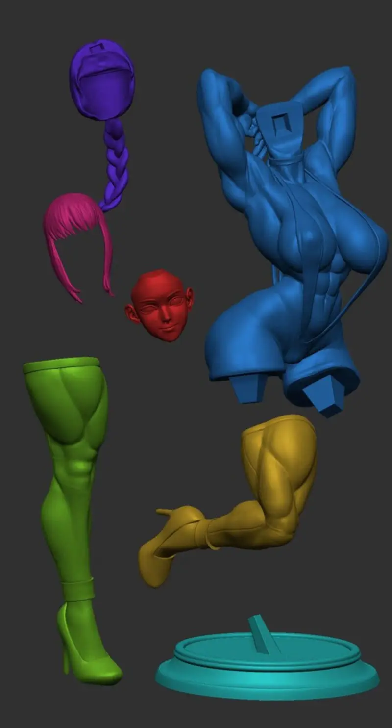 Makima Muscle 3D Print Model STL