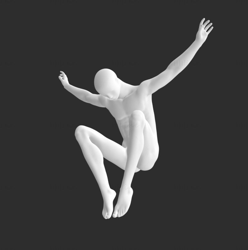 Mannequin masculin dessin modèle d'impression 3D STL