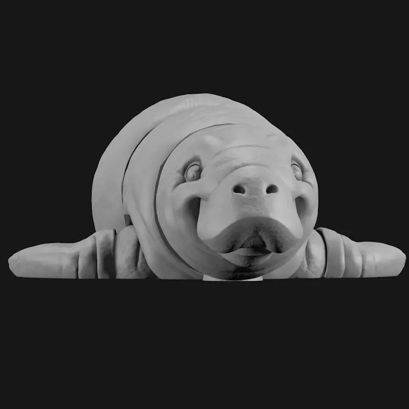 Manatee FLEXI articulated 3d printing model STL file
