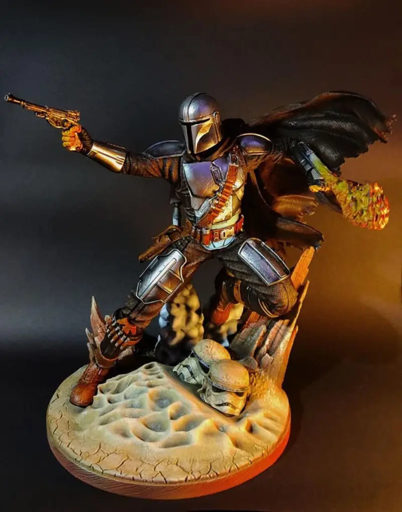 Mandalorian - Star Wars 3D tiskový model STL