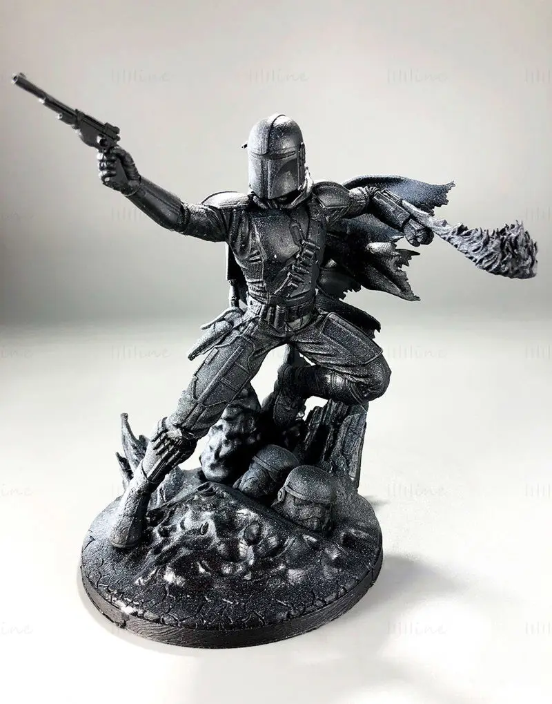 Mandalorian - Star Wars 3D tiskový model STL