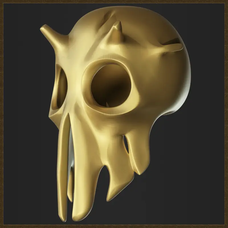 Modèle d'impression 3D de bijoux de masque de mante religieuse