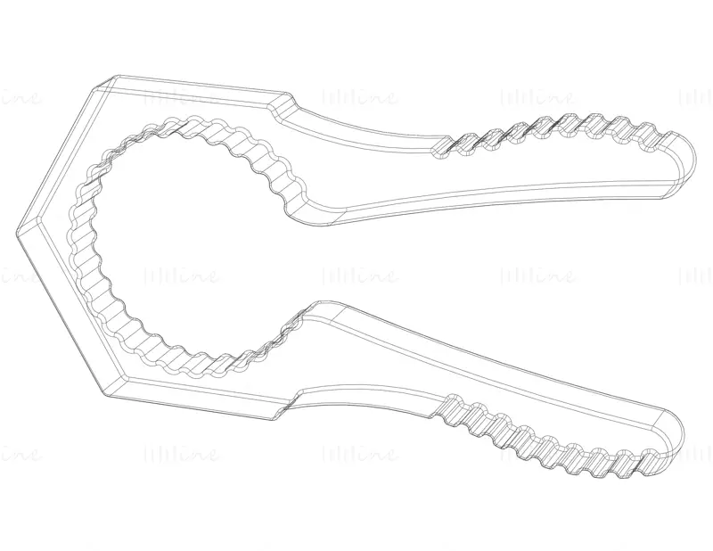 手动开瓶器3D打印模型STL