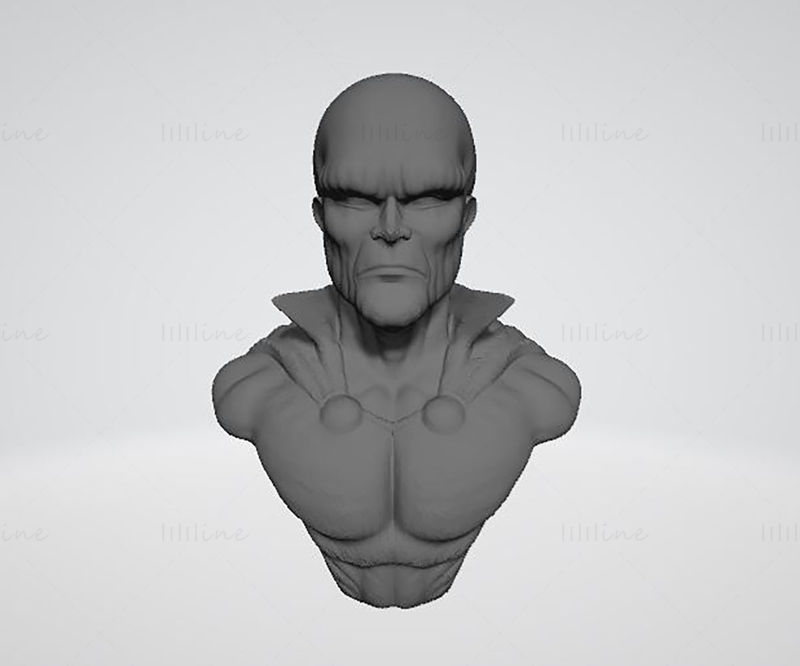 Martian Manhunter Bust 3D Printing Model STL