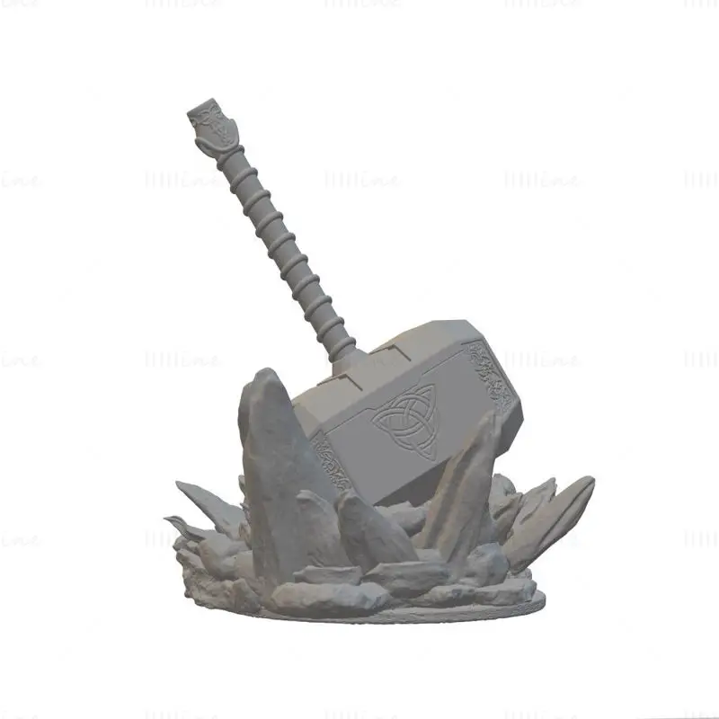 漫威雷神之锤 3D 打印模型 STL