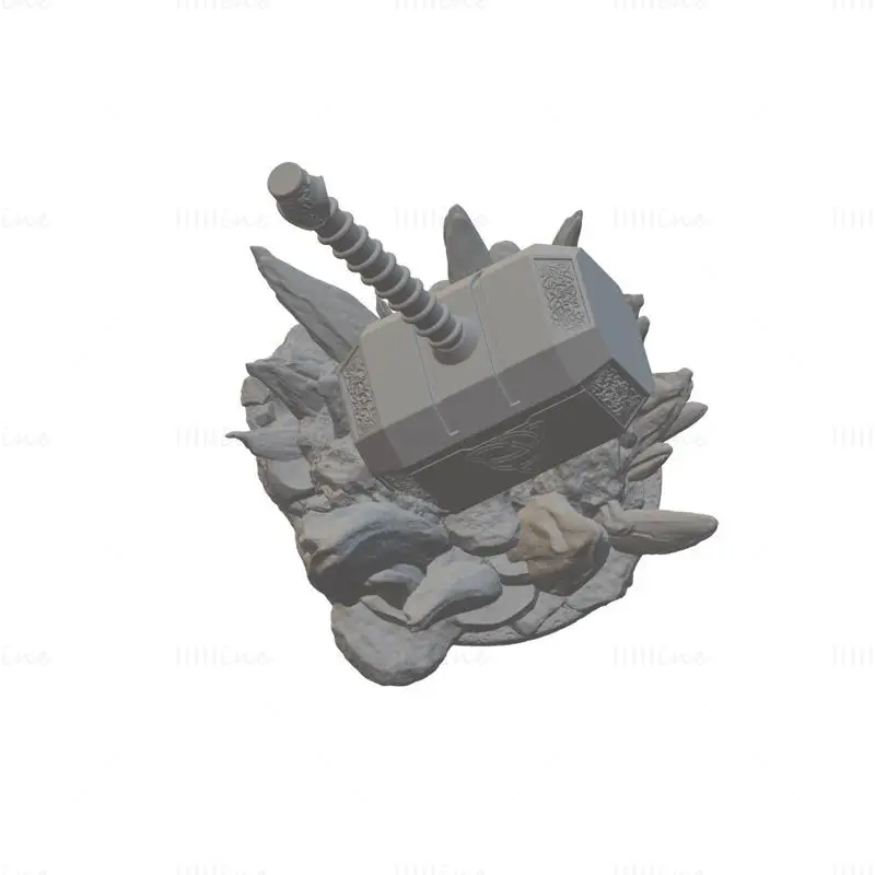 漫威雷神之锤 3D 打印模型 STL