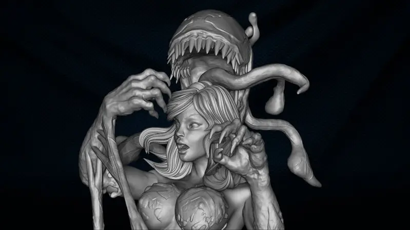 Mary Jane Venom 3D Baskı Modeli STL