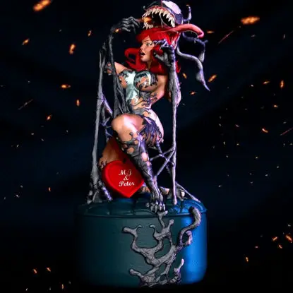 Mary Jane Venom 3D-Druckmodell STL