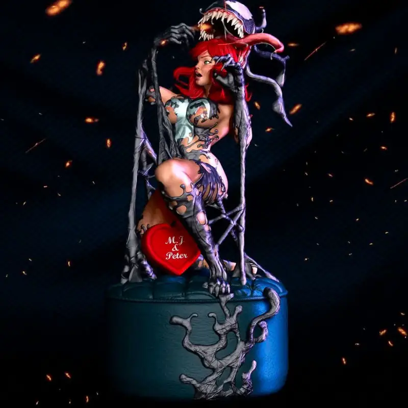 Mary Jane Venom 3D Priint Model STL