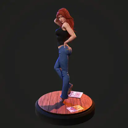 Modelo de impresión 3D de Mary Jane Watson