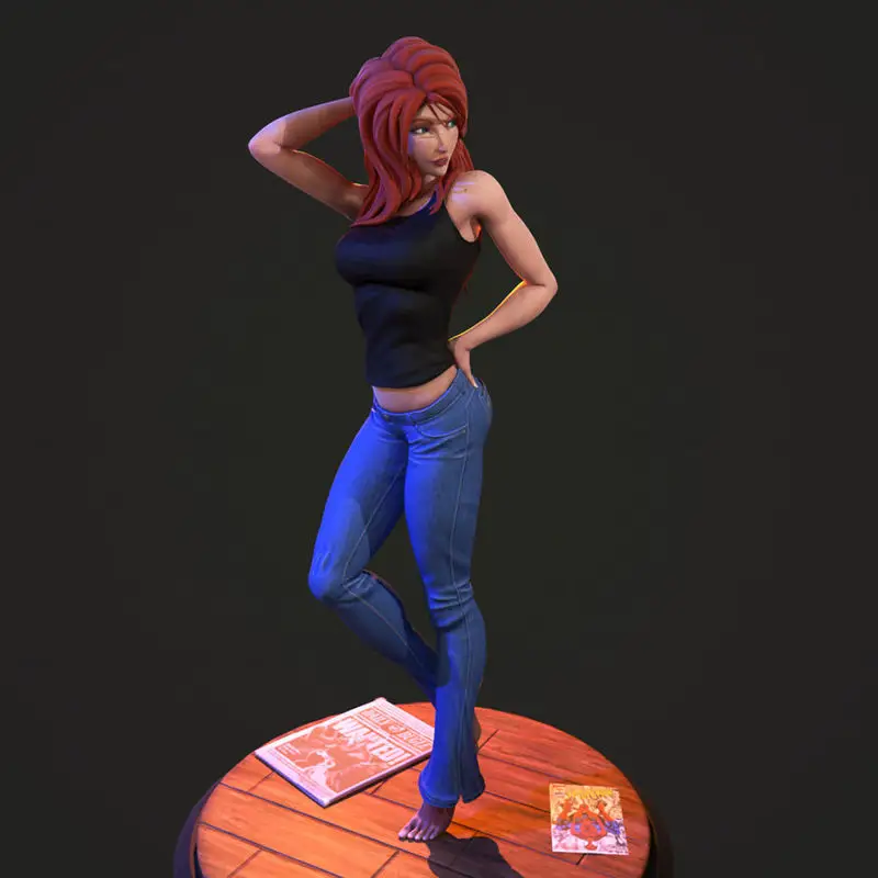 Mary Jane Watson 3D-Druckmodell