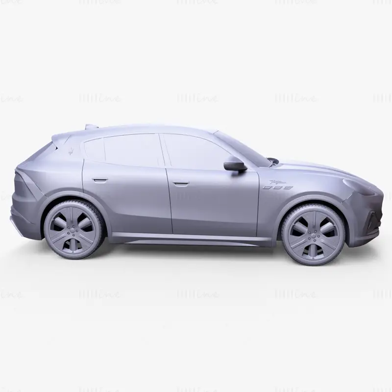 Coche Maserati Grecale Folgore modelo 3d