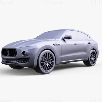 Maserati Levante GT Hybrid 2022 Car 3D Model