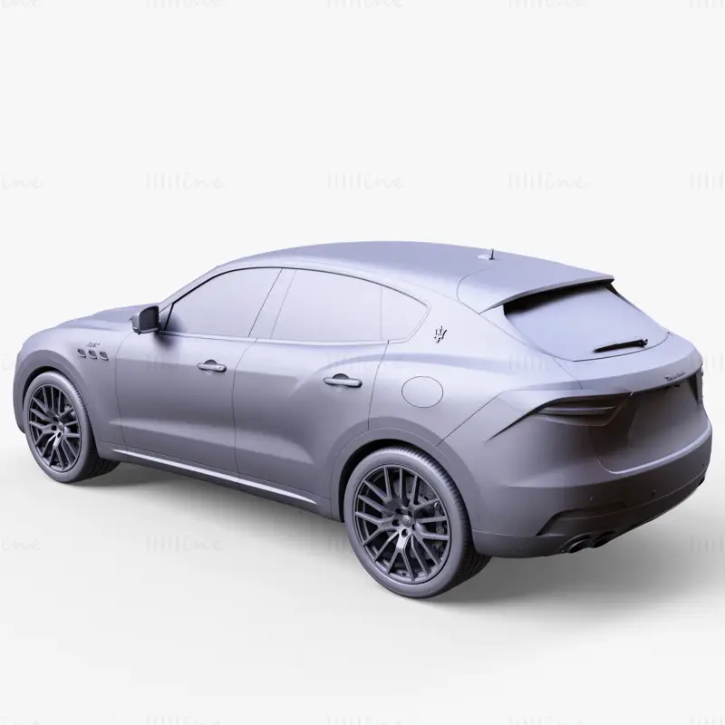 Maserati Levante GT Hibrit 2022 Araba 3D Modeli