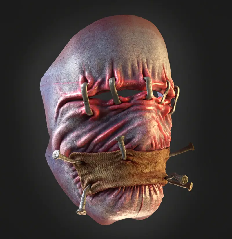 Mask human skin 3d print model STL