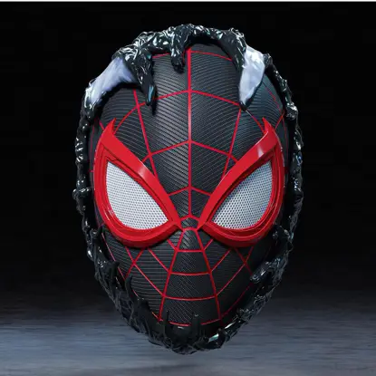 Máscara do homem-aranha milles venenoso modelo de impressão 3D STL