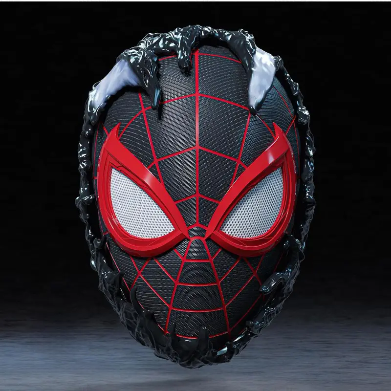 Maska spidermana Milles jedovatý 3D tisk modelu STL