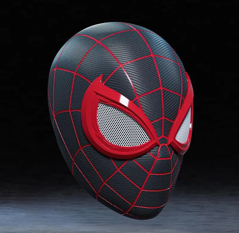 Máscara do homem-aranha milles venenoso modelo de impressão 3D STL