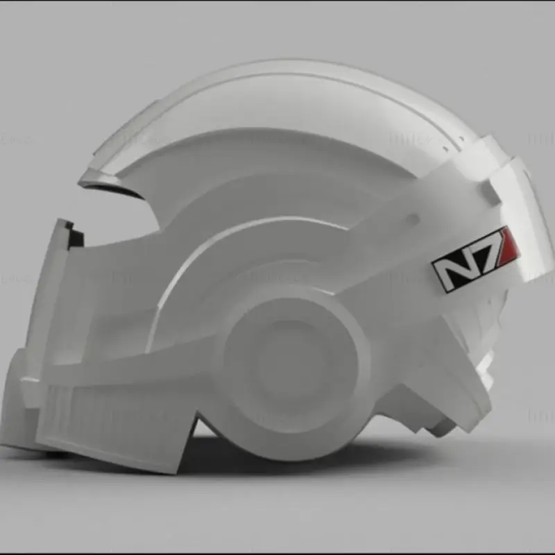 Mass Effect N7 Breather-hjelm, bærbar 3D-utskriftsmodell STL-filer for cosplay