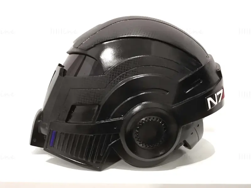 Mass Effect N7 Breather-hjelm, bærbar 3D-utskriftsmodell STL-filer for cosplay