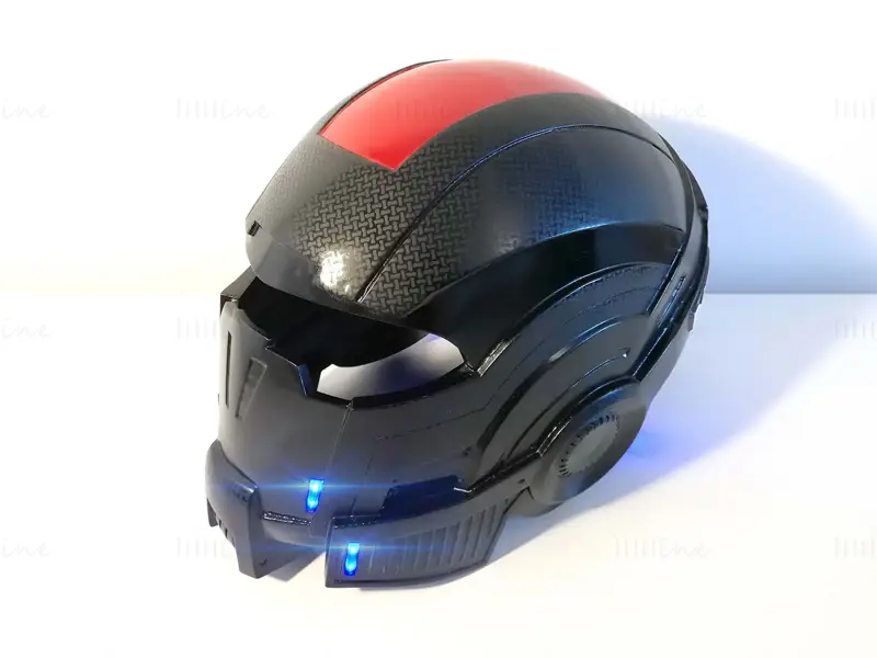 Mass Effect N7 Breather-hjelm, bærbar 3D-utskriftsmodell STL-filer for cosplay