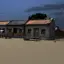 Maya Rural Street Building 3D model