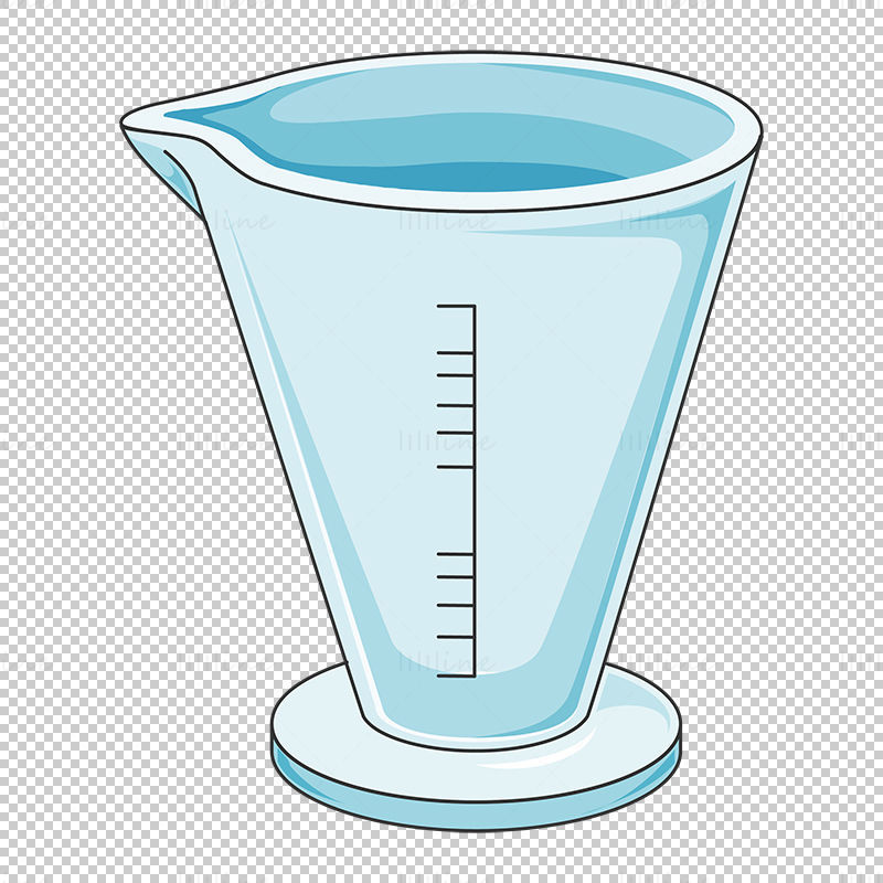 Measuring jug vector