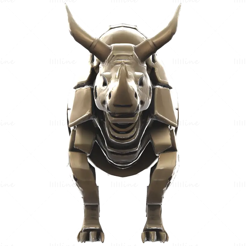 Файл STL для 3D-печати модели Mechanic Rhino Warriors: Коллекция Battle-Ready Sentinel