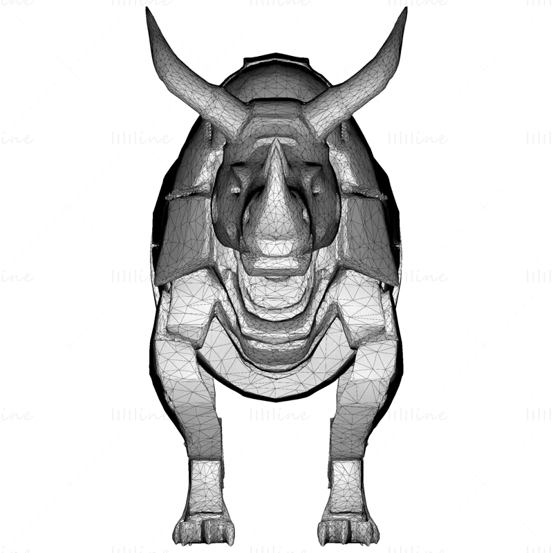 Файл STL для 3D-печати модели Mechanic Rhino Warriors: Коллекция Battle-Ready Sentinel