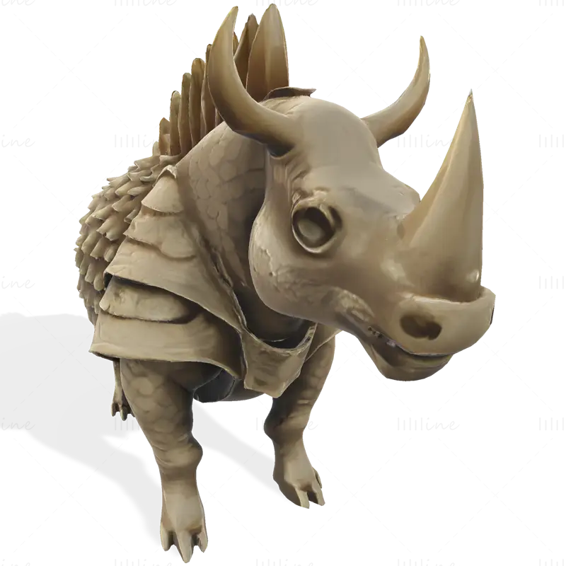 Файл STL для 3D-печати модели Mechanic Rhino Warriors: Коллекция Battle-Ready Sentinel